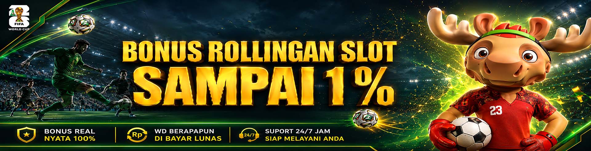 Bonus Slot 1%
